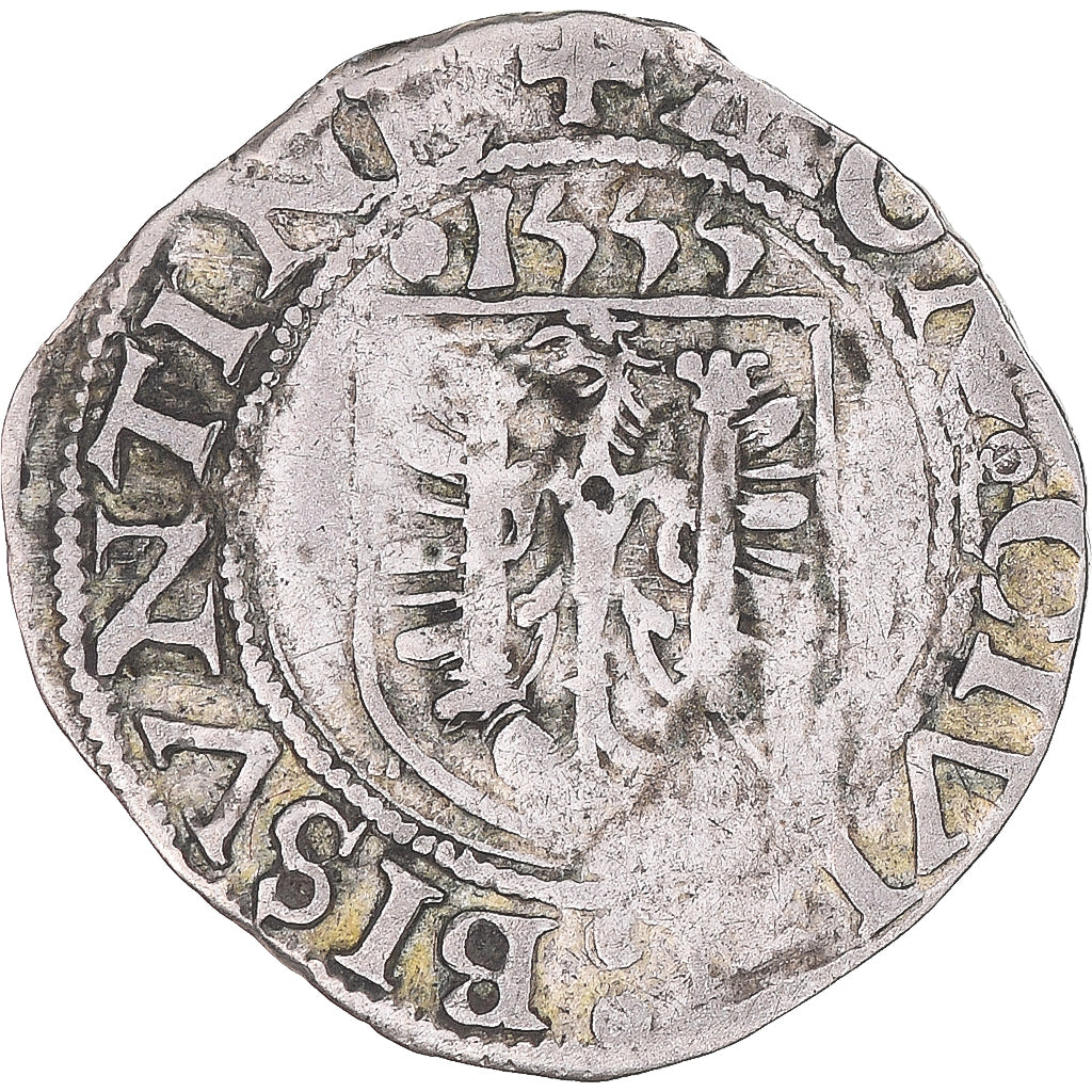 Coin, FRENCH STATES, Franche-Comté, Carolus, 1555, Besançon, VF(30-35), Billon
