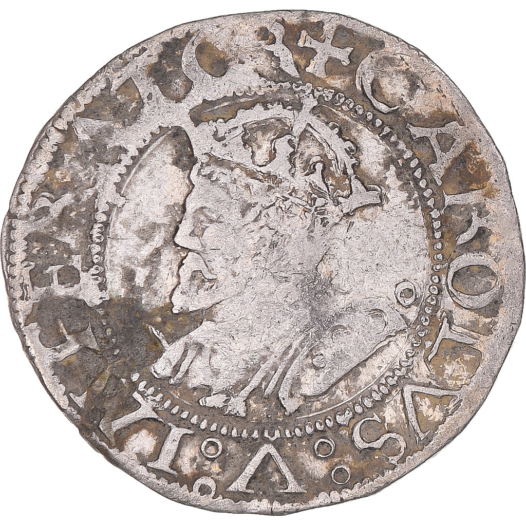 Münze, FRENCH STATES, Franche-Comté, Carolus, 1544, Besançon, S+, Billon