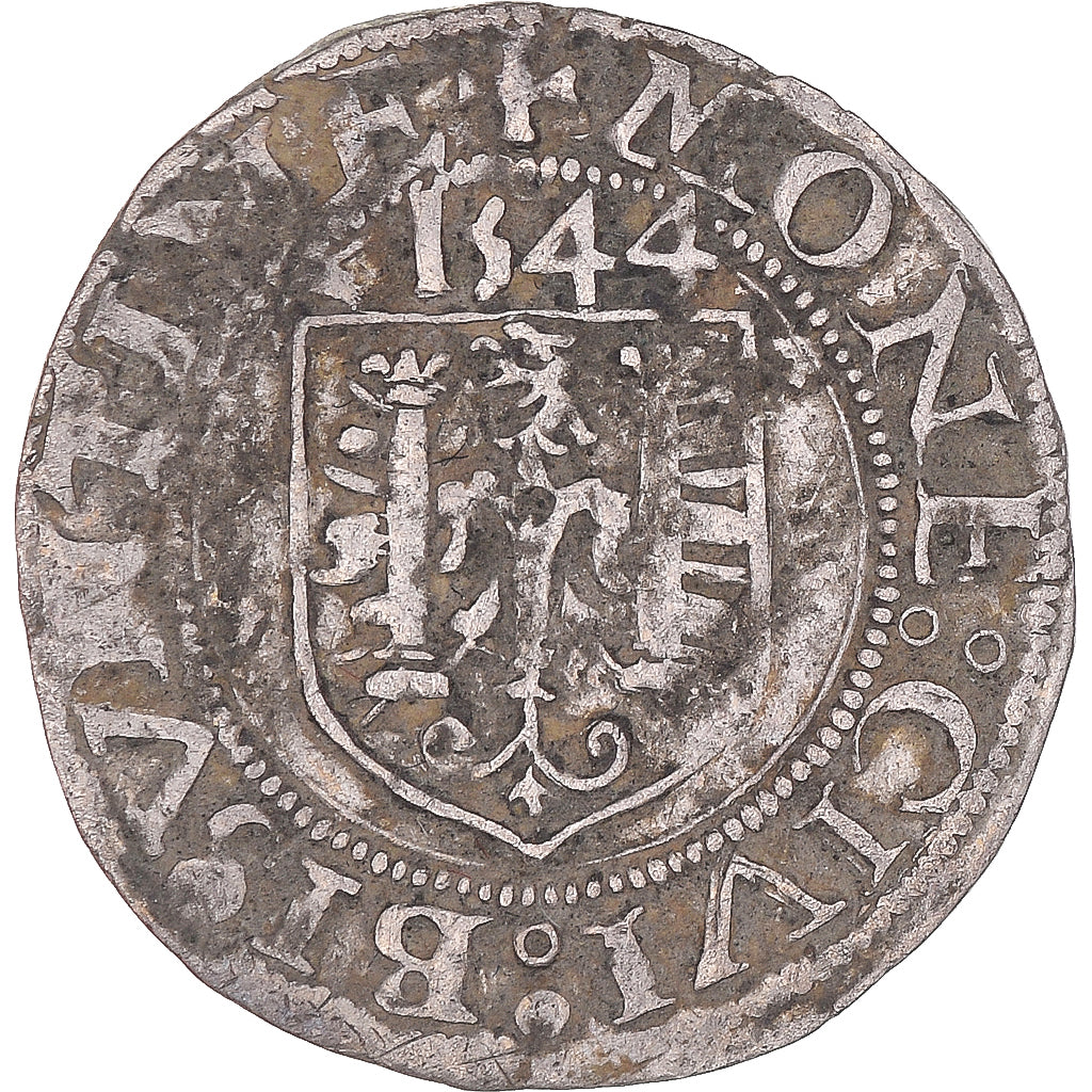 Münze, FRENCH STATES, Franche-Comté, Carolus, 1544, Besançon, S+, Billon