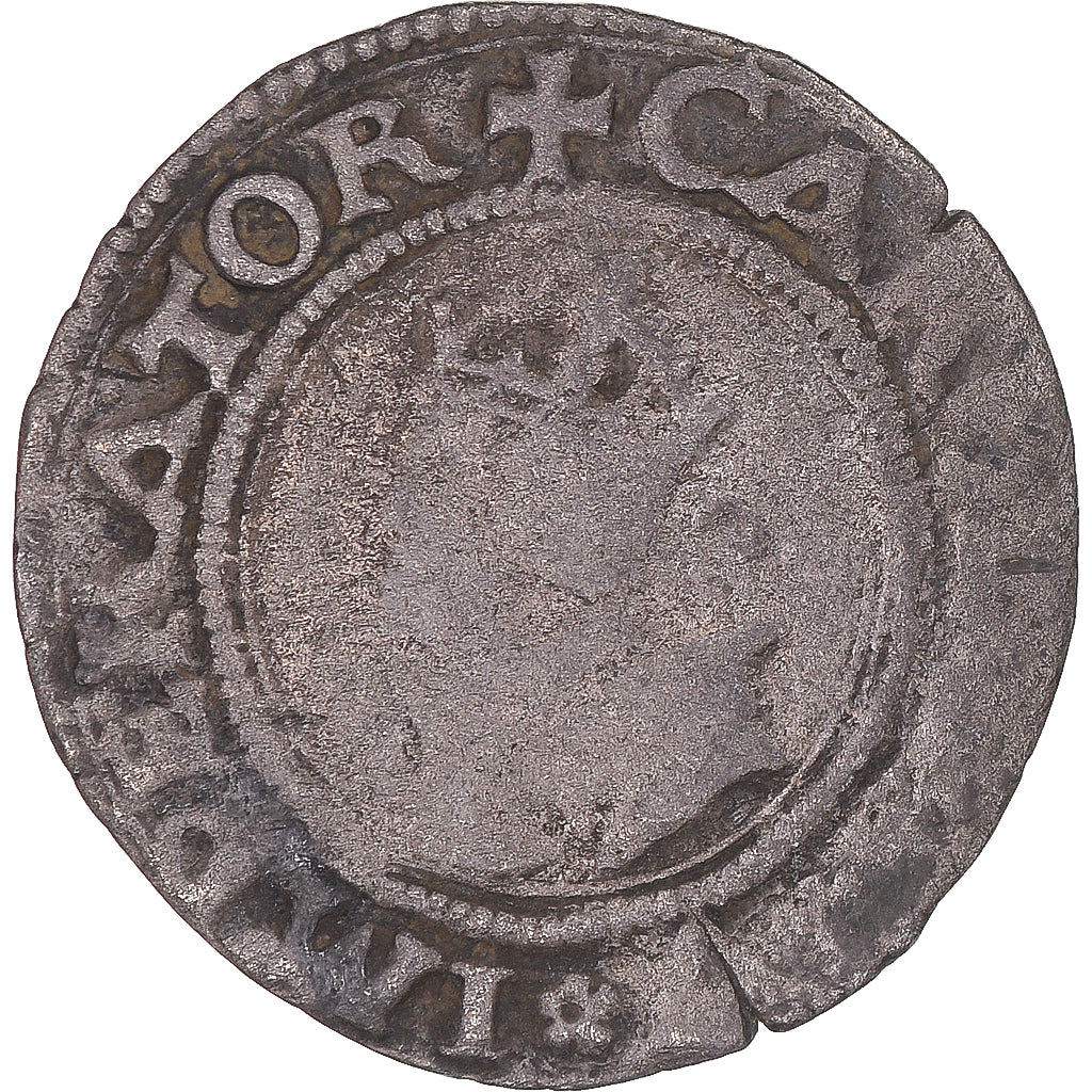 Coin, FRENCH STATES, Franche-Comté, Carolus, 1537, Besançon, VF(20-25), Billon