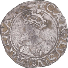 Monnaie, Régions françaises, Franche-Comté, 1/2 Carolus, 1553, Besançon