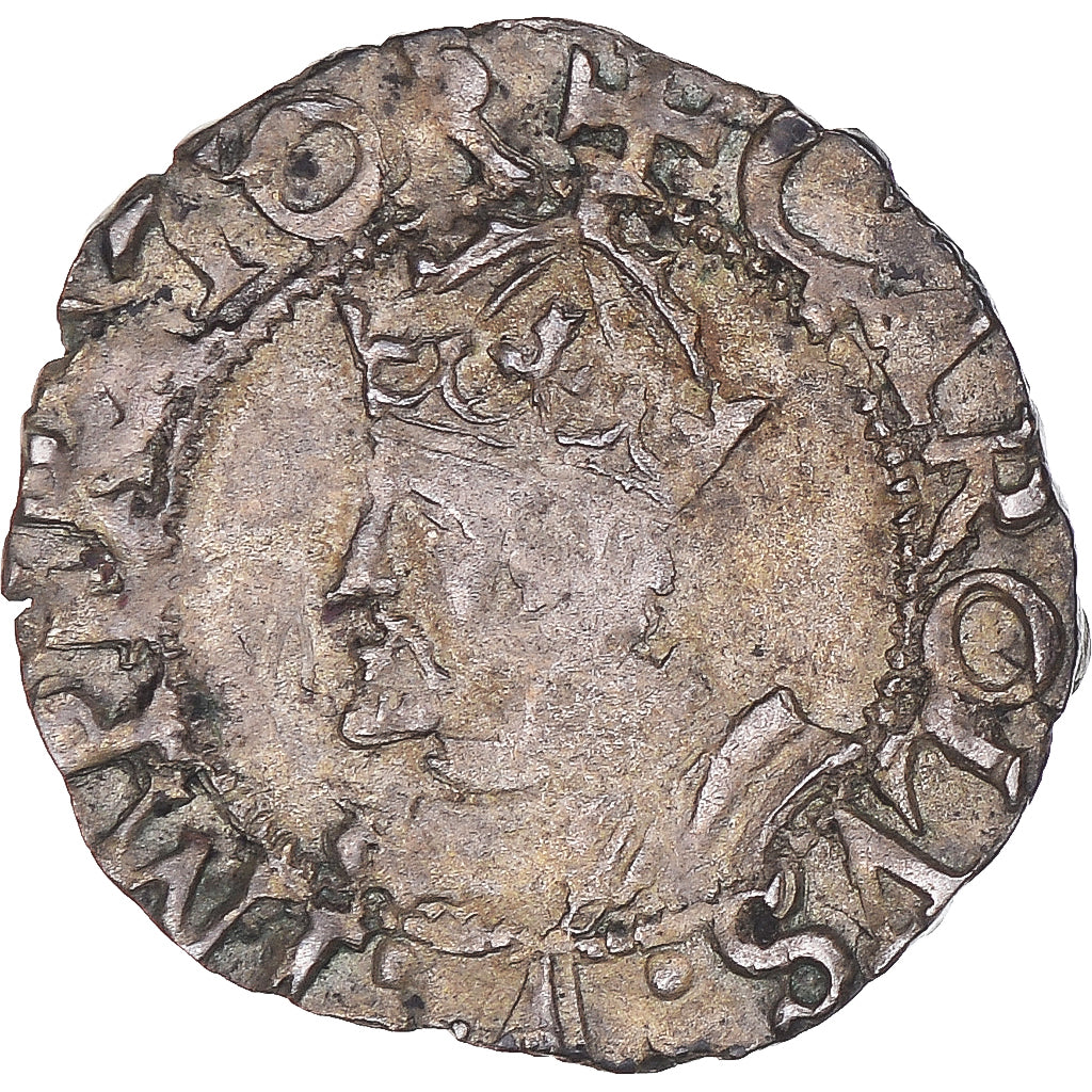 Coin, FRENCH STATES, Franche-Comté, 1/2 Carolus, 1585, Besançon, VF(30-35)