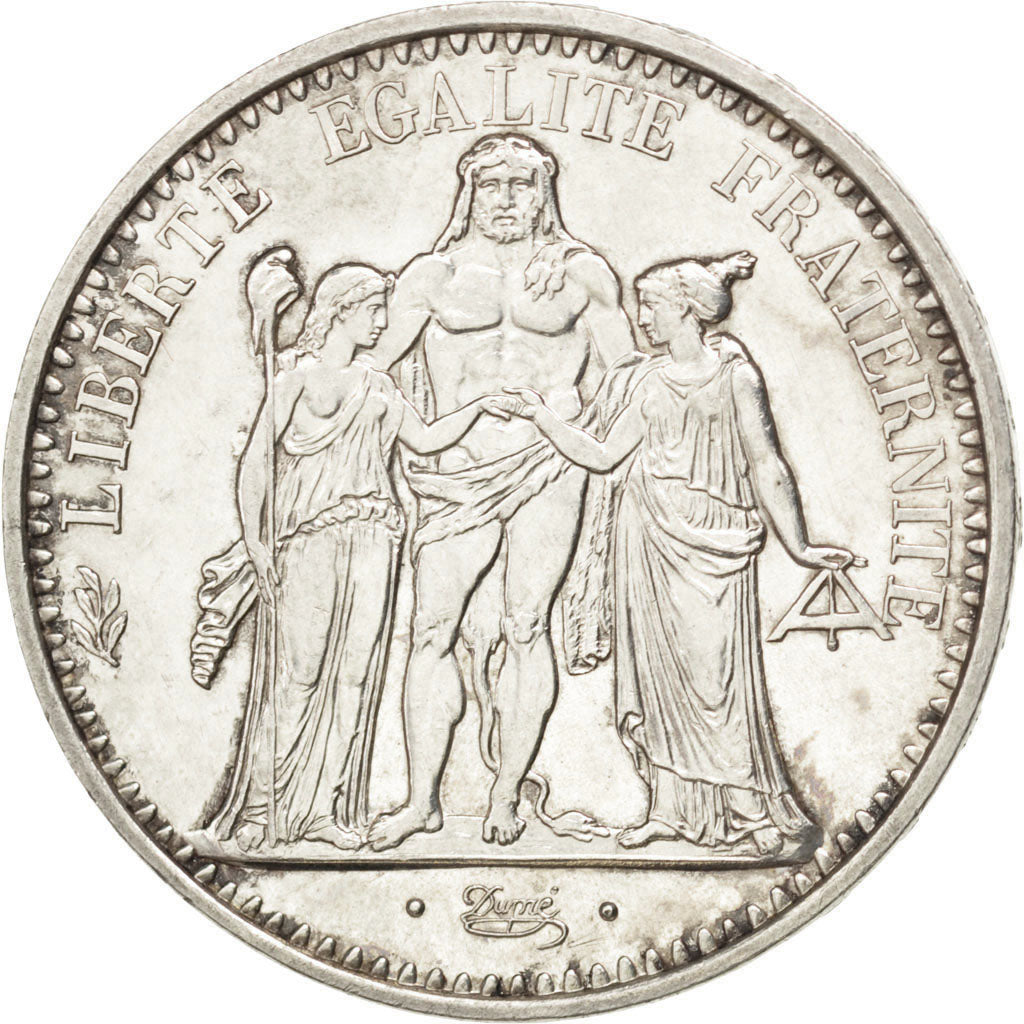 FRANCE, Hercule, 10 Francs, 1971, Paris, KM #932, MS(63), Silver, 37, Gadoury...