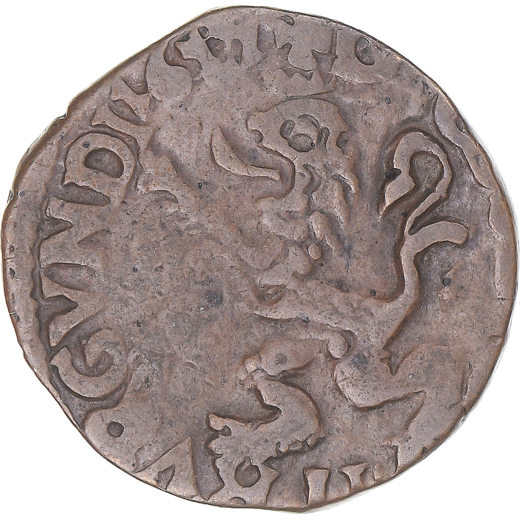 Coin, FRENCH STATES, Franche-Comté, Albert & Isabella, 2 Deniers, 1617, Dole