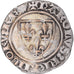 Coin, France, Charles VI, Blanc Guénar, Saint-Quentin, EF(40-45), Silver