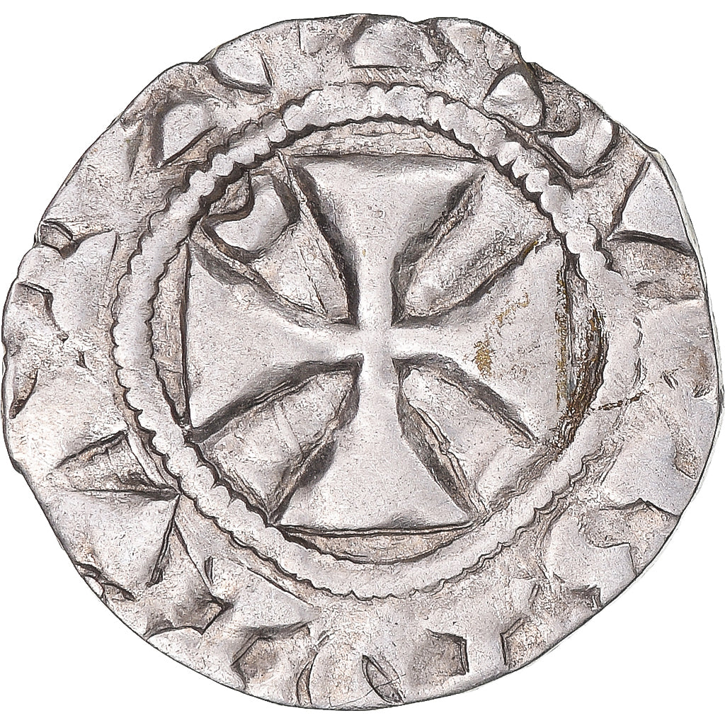 Moneta, TERYTORIA FRANCUSKIE, Picardie, Foulques II, Denarius, 1031-58, Amiens