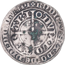 Münze, Belgien, duché de Brabant, Jean III, Gros compagnon au lion, 1312-1355