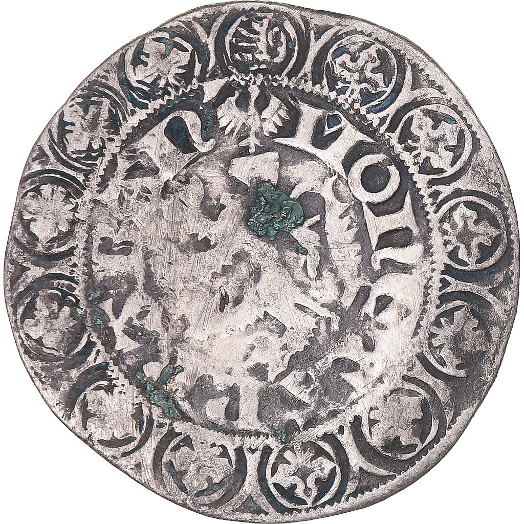 Münze, Belgien, duché de Brabant, Jean III, Gros compagnon au lion, 1312-1355