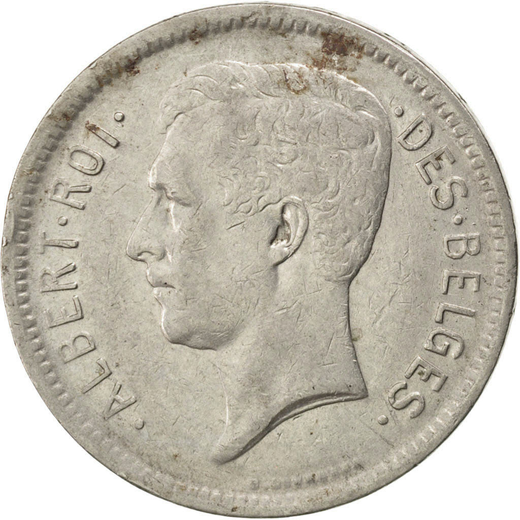 Coin, Belgium, 5 Francs, 5 Frank, 1931, EF(40-45), Nickel, KM:97.1