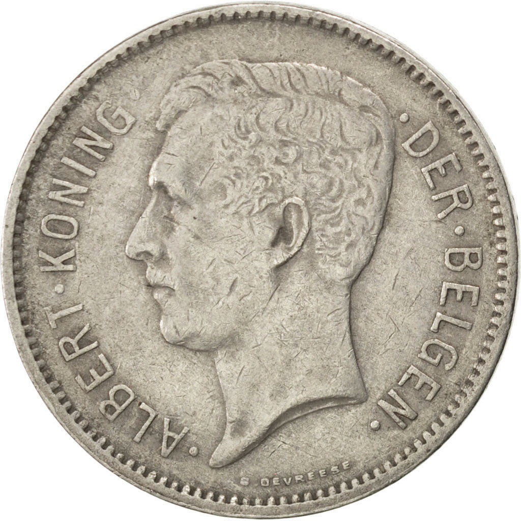 Monnaie, Belgique, 5 Francs, 5 Frank, 1932, TTB, Nickel, KM:98