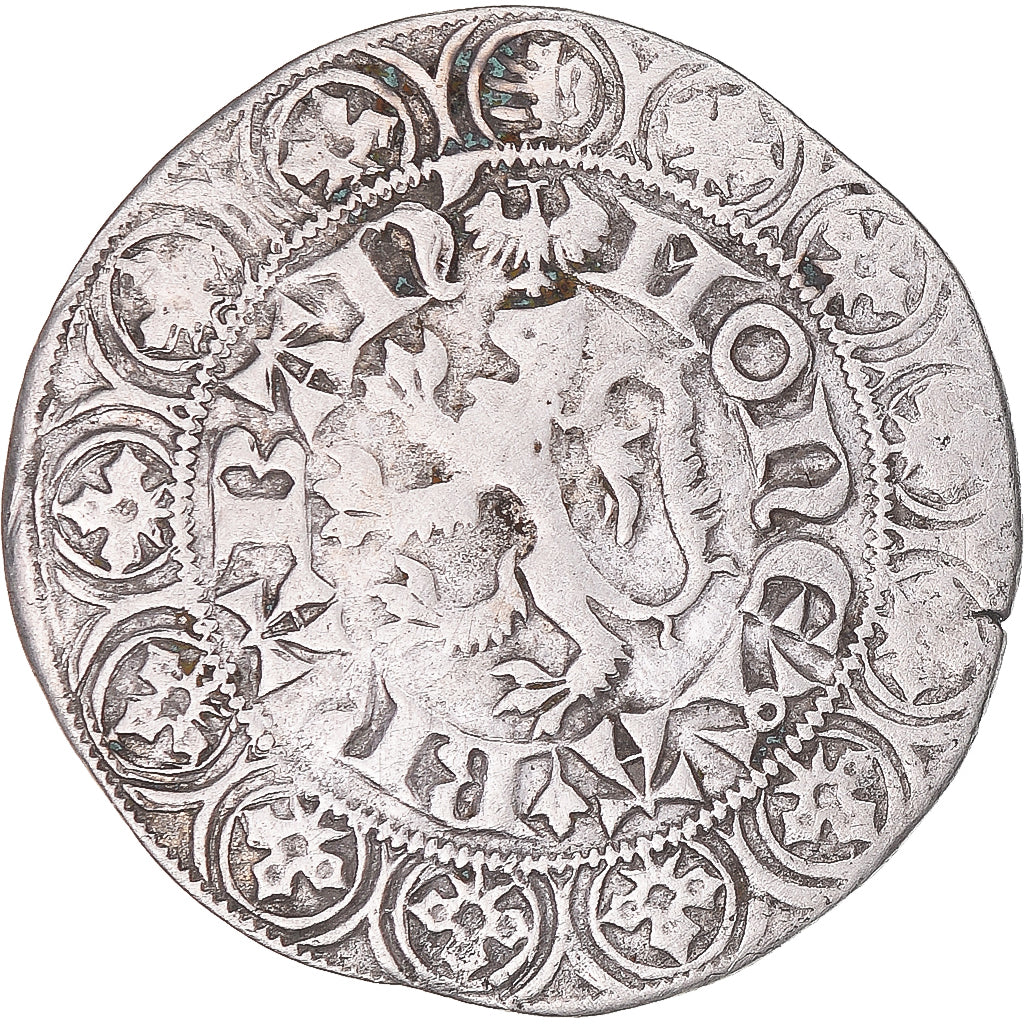 Coin, Belgium, duché de Brabant, Jean III, Gros compagnon au lion, 1312-1355