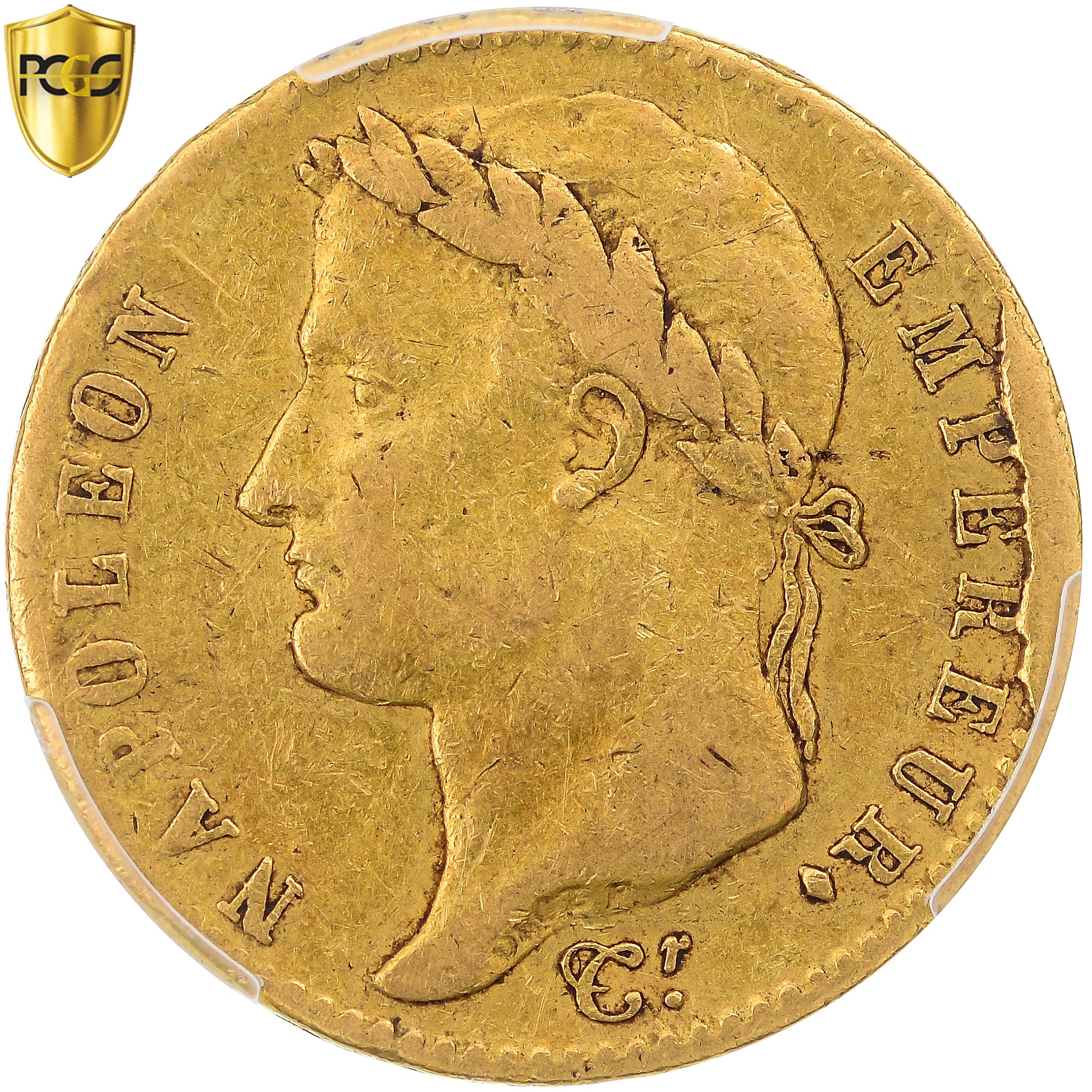 Coin, France, Napoleon I, 20 Francs, 1815, Bayonne, PCGS, XF40, EF(40-45), Gold