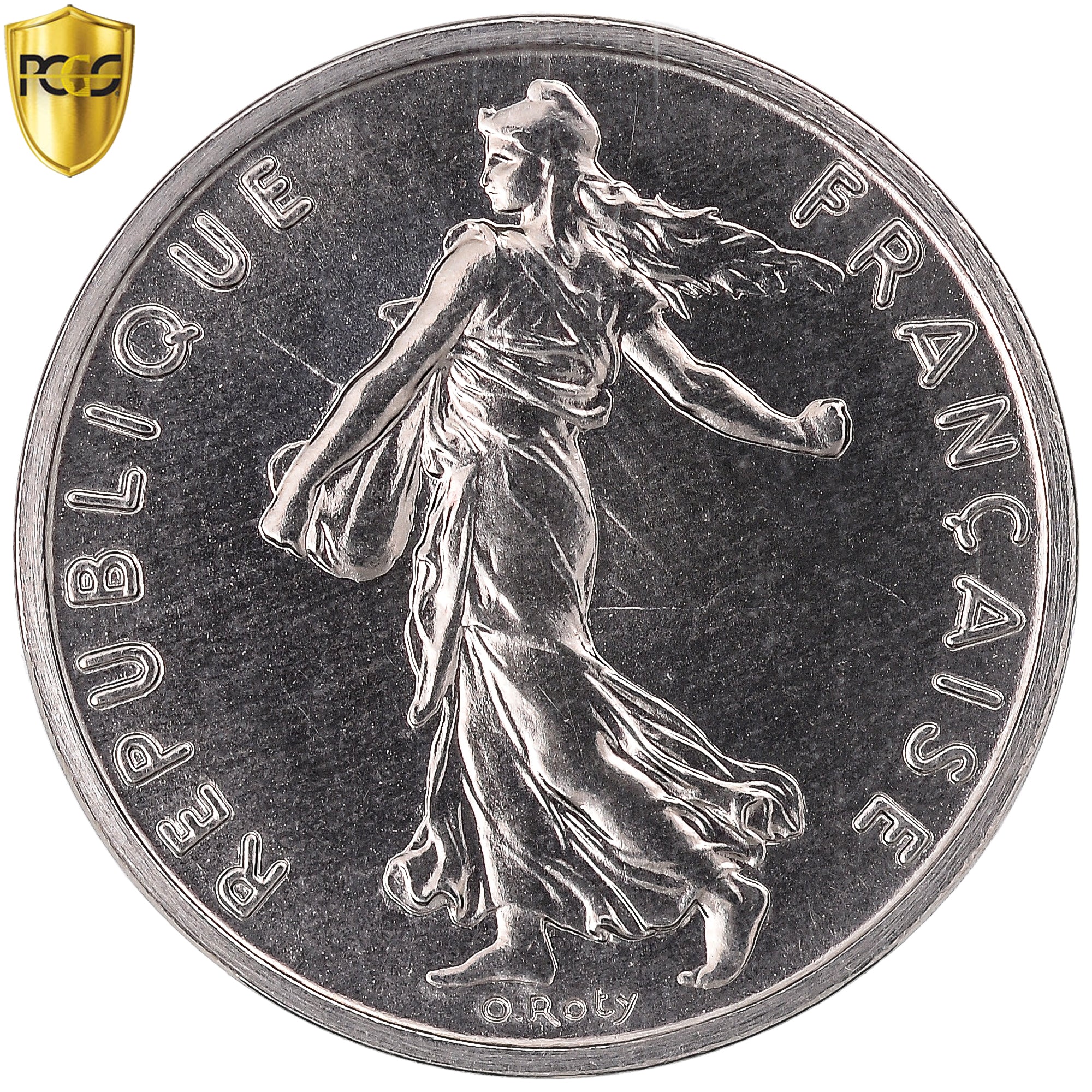 Moneda, Francia, Semeuse, 1/2 Franc, 1978, Monnaie de Paris, Piéfort, PCGS