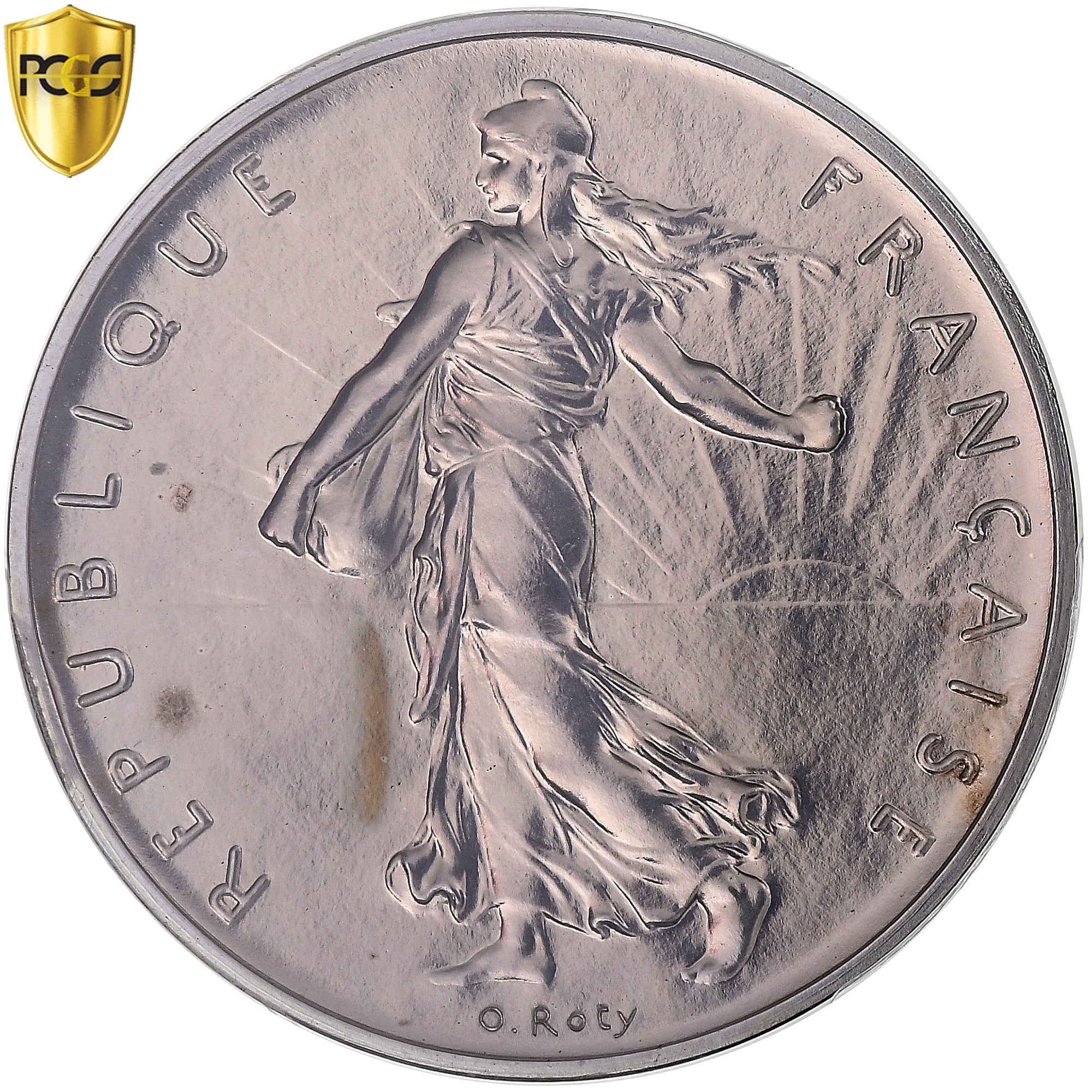 Monnaie, France, Semeuse, Franc, 1977, Monnaie de Paris, Piéfort, PCGS, SP66