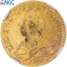Coin, France, Louis XV, Louis d'or aux lunettes, 1738, Bayonne, TOP POP, NGC
