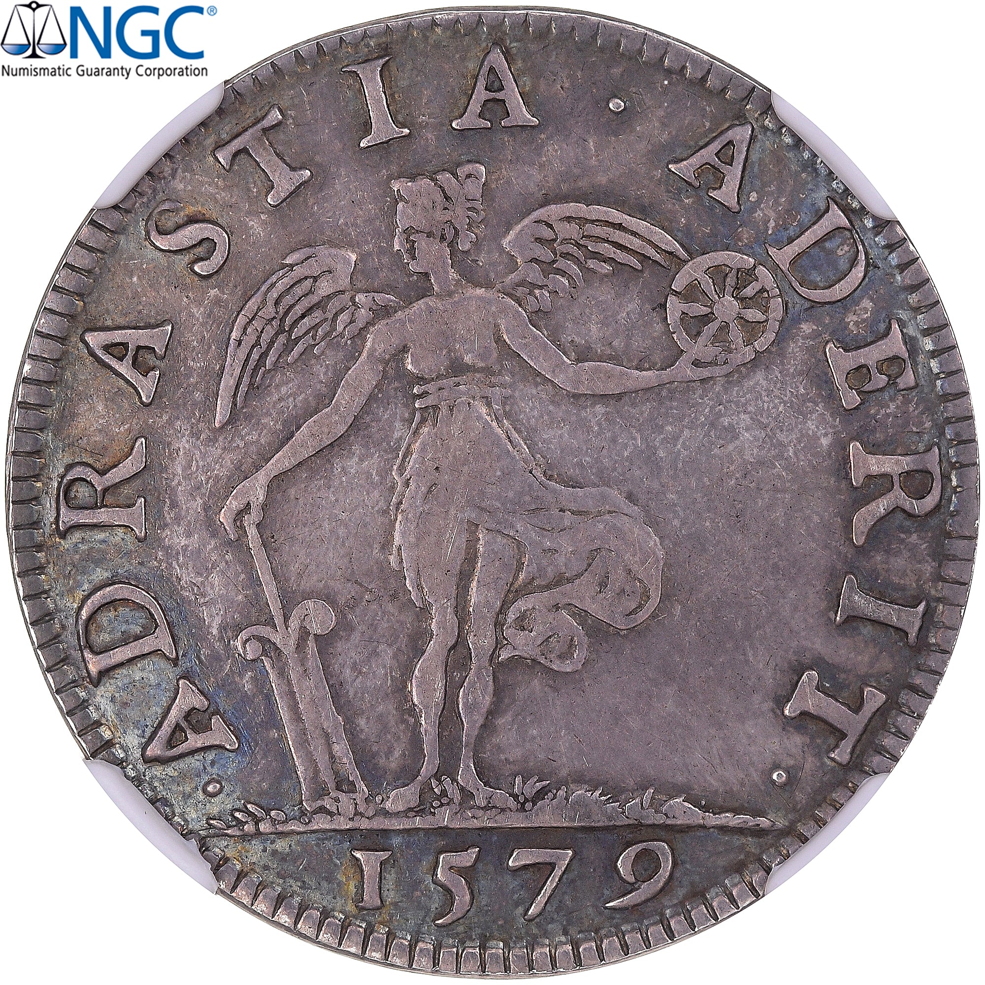 Scotland, Token, Marie Stuart veuve, 1579, TOP POP, graded, NGC, XF45