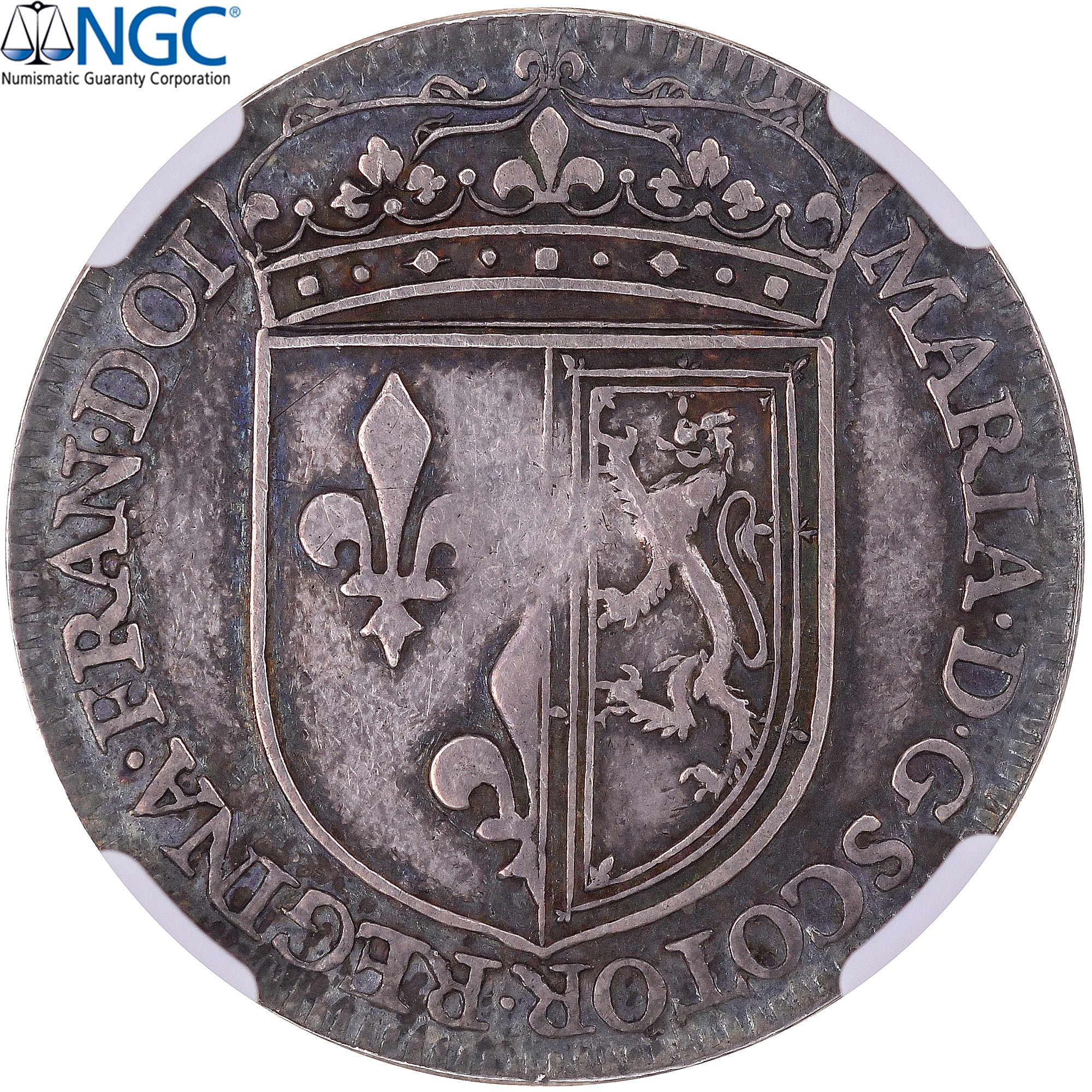 Scotland, Token, Marie Stuart veuve, 1579, TOP POP, graded, NGC, XF45