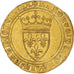 Coin, France, Charles VI, Écu d'or à la couronne, 1385-1388, 1st emission