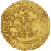 Monnaie, France, Charles VI, Agnel d'or, 1417-1422, Saint-Lô, SUP, Or