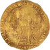 Moneda, Francia, Philippe VI, Ecu d'or à la chaise, 1349-1350, 6th emission