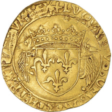 Coin, France, Louis XII, Ecu d'or aux Porcs-Epics, 1507-1515, Lyon, AU(50-53)