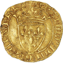 Munten, Frankrijk, Charles VII, 1/2 écu d'or à la couronne, 1445-1447, La