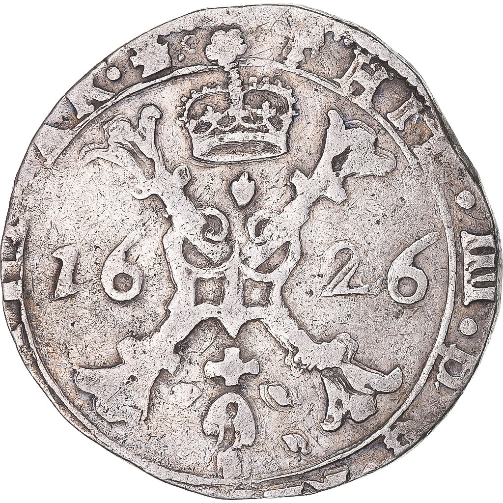 Coin, FRENCH STATES, Philippe IV, 1/2 Patagon, 1626, Dole, VF(30-35), Silver