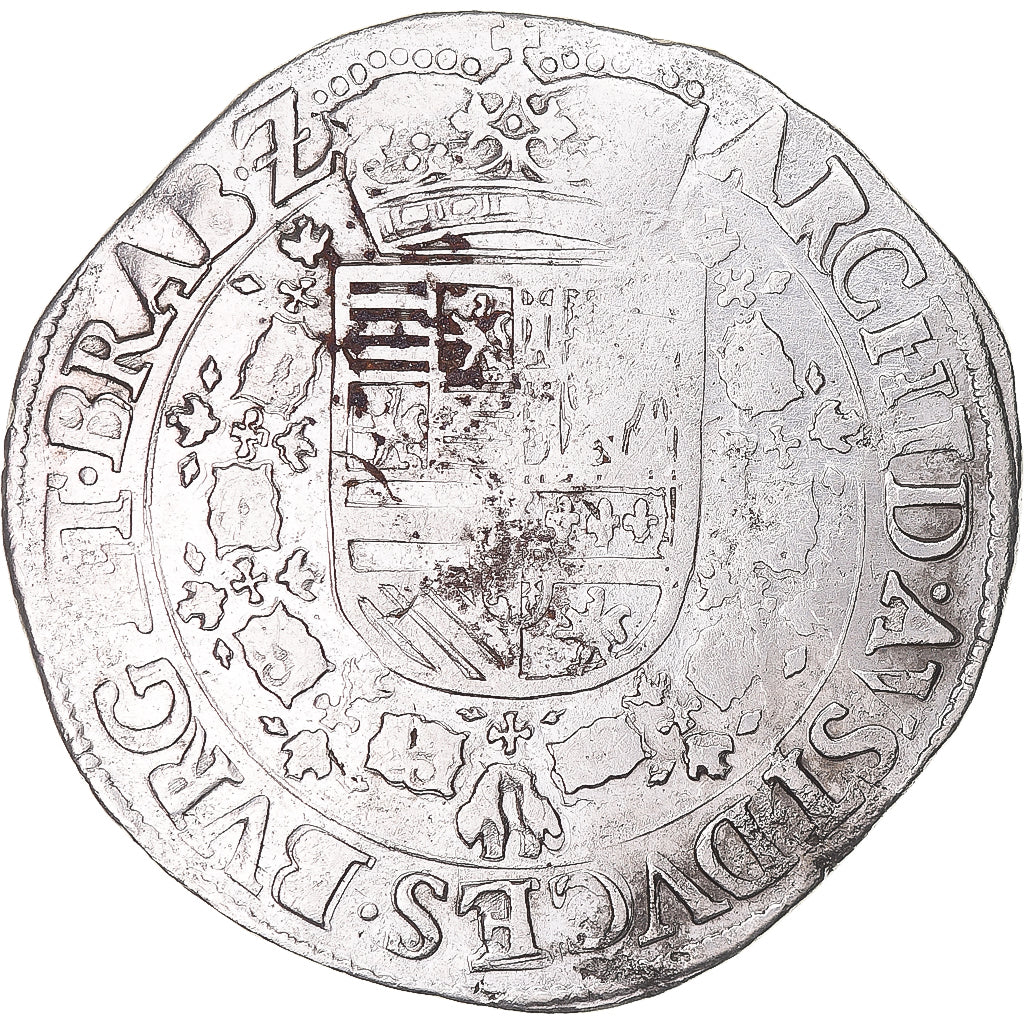Monnaie, Pays-Bas espagnols, Albert & Isabelle, Patagon, 1612-1621, Anvers, TB+