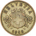 SWITZERLAND, 20 Rappen, 1858, Bern, KM #7, AU(50-53), Billon, 3.10