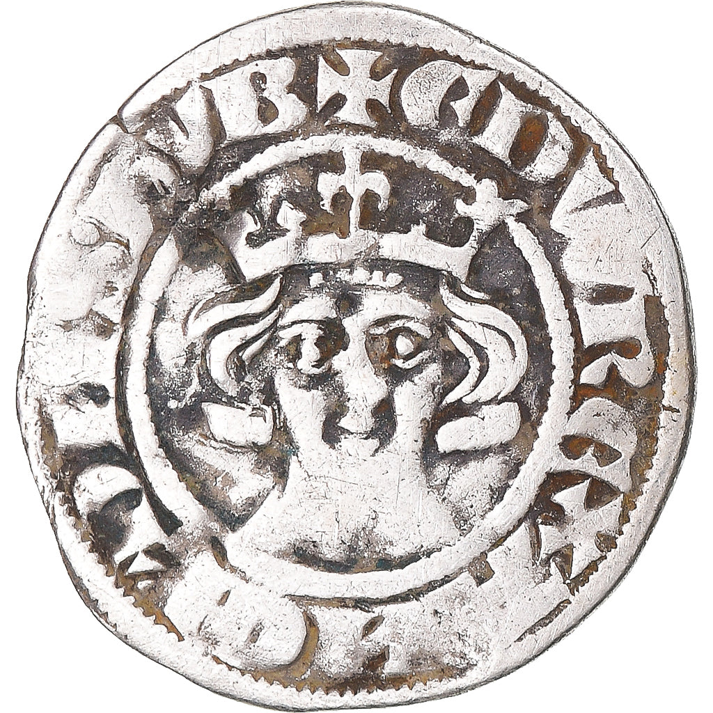 Coin, Great Britain, Edward I, II, III, Penny, London, EF(40-45), Silver