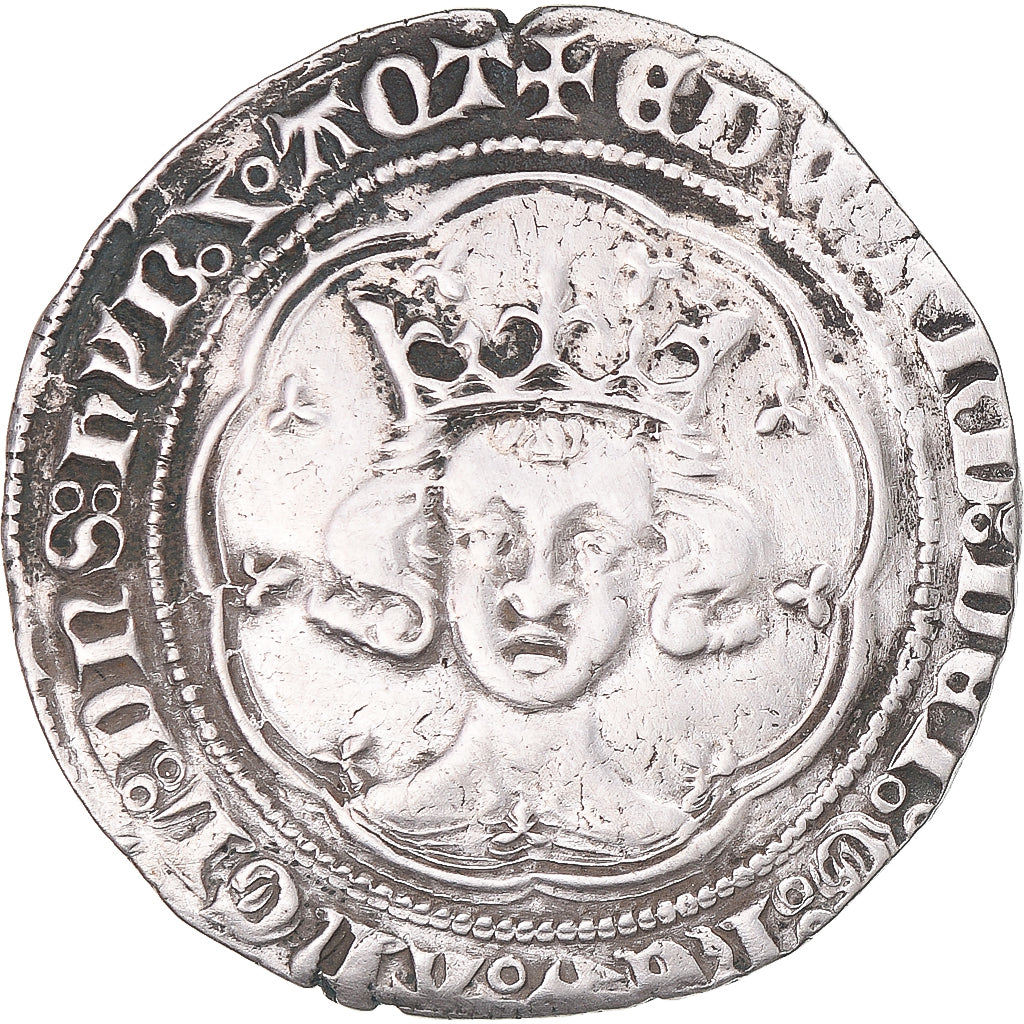 Münze, Großbritannien, Edward III, Gros, 1361-1369, London, treaty period