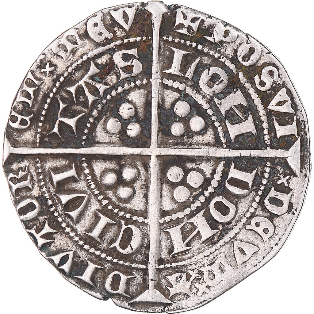 Münze, Großbritannien, Edward III, Gros, 1361-1369, London, treaty period