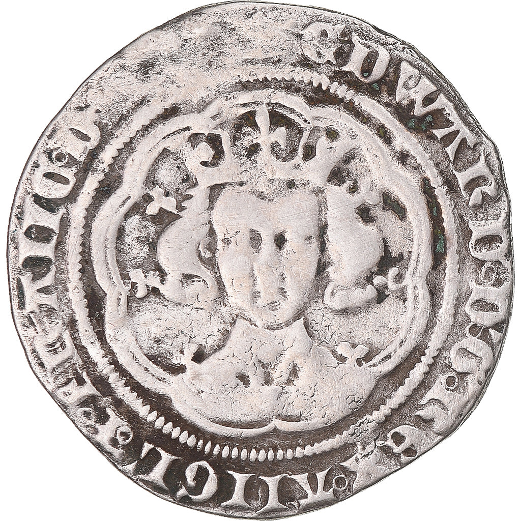 Monnaie, Grande-Bretagne, Edward III, Gros, 1327-1377, Londres, TB+, Argent