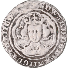 Monnaie, Grande-Bretagne, Edward III, Gros, 1327-1377, Londres, TB+, Argent