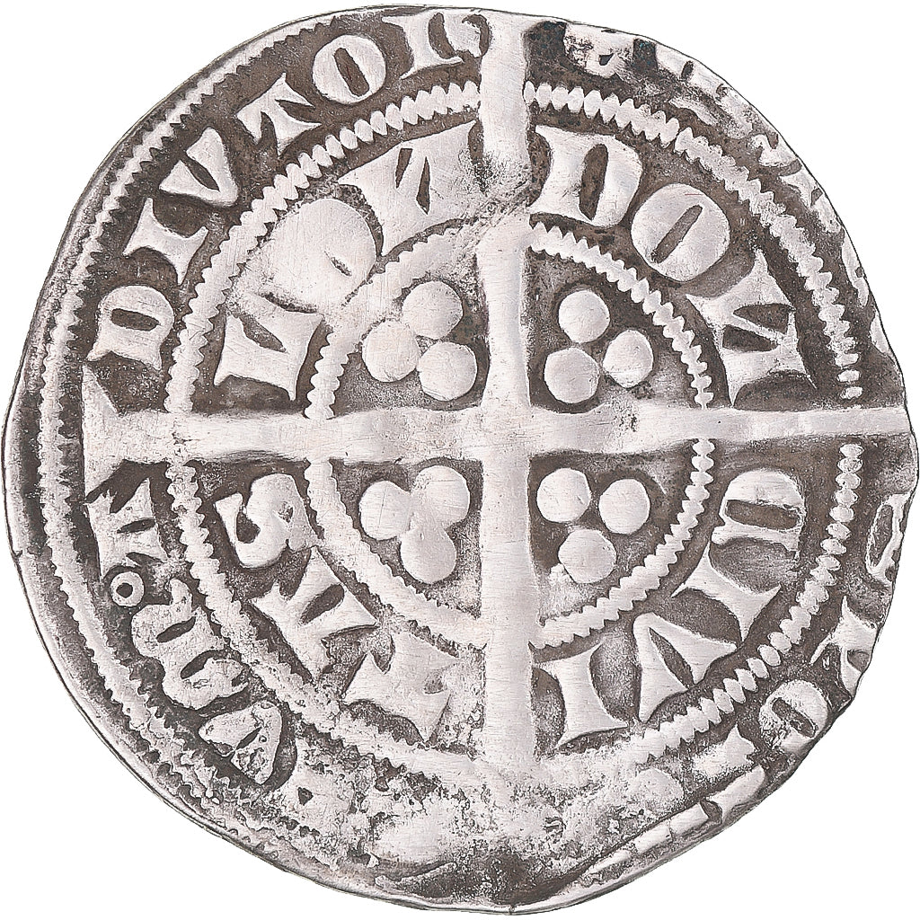 Monnaie, Grande-Bretagne, Edward III, Gros, 1327-1377, Londres, TB+, Argent
