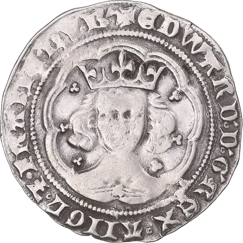Coin, Great Britain, Edward III, Gros, 1327-1377, London, VF(30-35), Silver