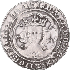 Coin, Great Britain, Edward III, Gros, 1327-1377, London, VF(30-35), Silver