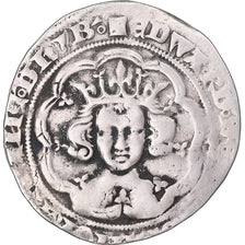 Monnaie, Grande-Bretagne, Edward III, Gros, 1327-1377, Londres, TTB, Argent