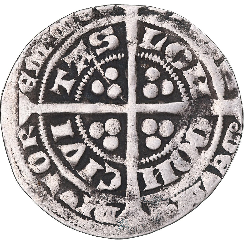 Monnaie, Grande-Bretagne, Edward III, Gros, 1327-1377, Londres, TTB, Argent