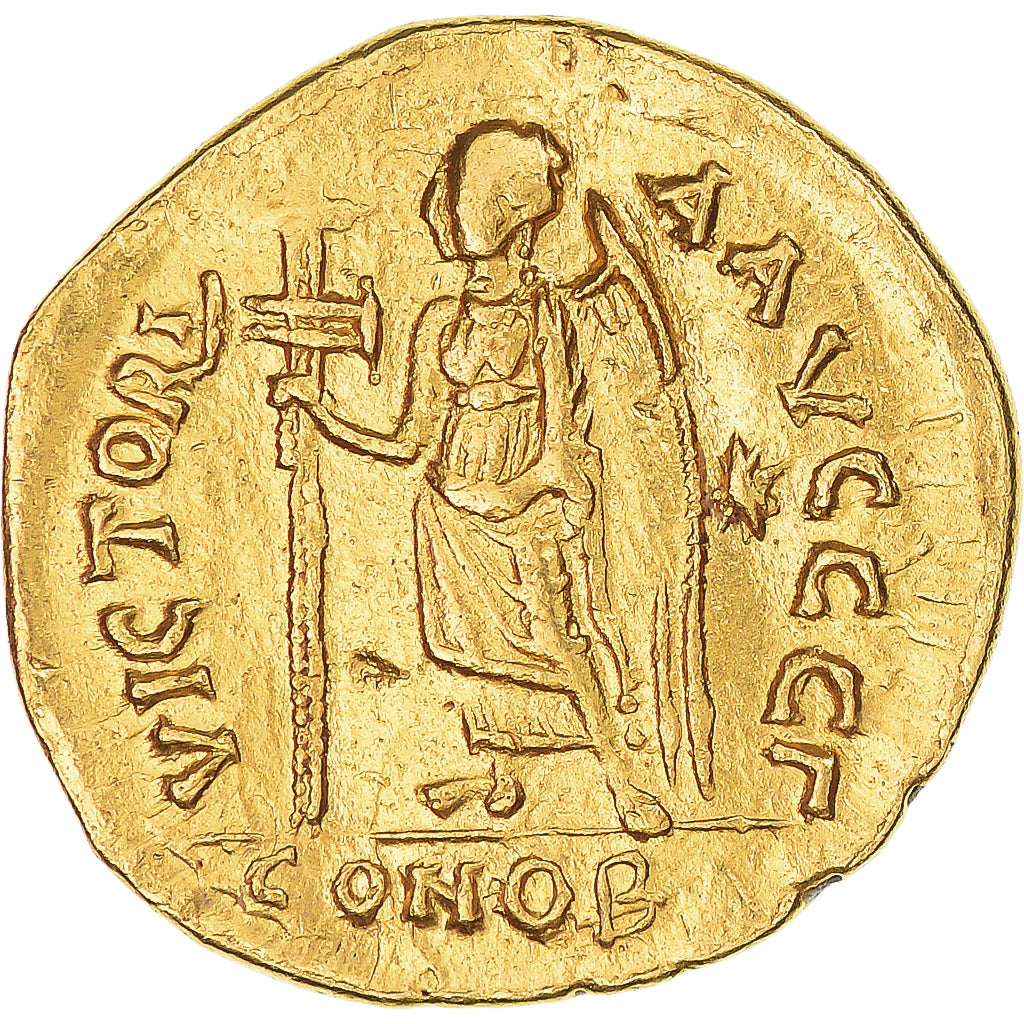 Moneta, Zeno, Solidus, 476-491, Constantinople, SPL-, Oro, RIC:X 910 and 929