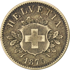 SWITZERLAND, 10 Rappen, 1876, Bern, KM #6, EF(40-45), Billon, 19.23, 2.51