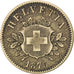 SWITZERLAND, 10 Rappen, 1876, Bern, KM #6, EF(40-45), Billon, 19.23, 2.51