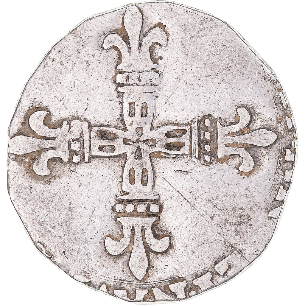 Moneta, Francja, Henri IV - Louis XIII, 1/4 Ecu de Béarn, rogné, VF(30-35)