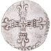 Moneta, Francja, Henri IV - Louis XIII, 1/4 Ecu de Béarn, rogné, VF(30-35)