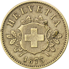 Moneta, Svizzera, 10 Rappen, 1873, Bern, BB+, Biglione, KM:6