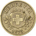 Coin, Switzerland, 10 Rappen, 1873, Bern, AU(50-53), Billon, KM:6