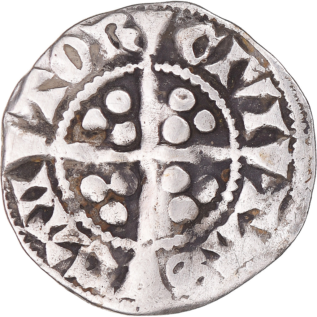 Coin, Great Britain, Edward I, II, III, Penny, Canterbury, VF(30-35), Silver