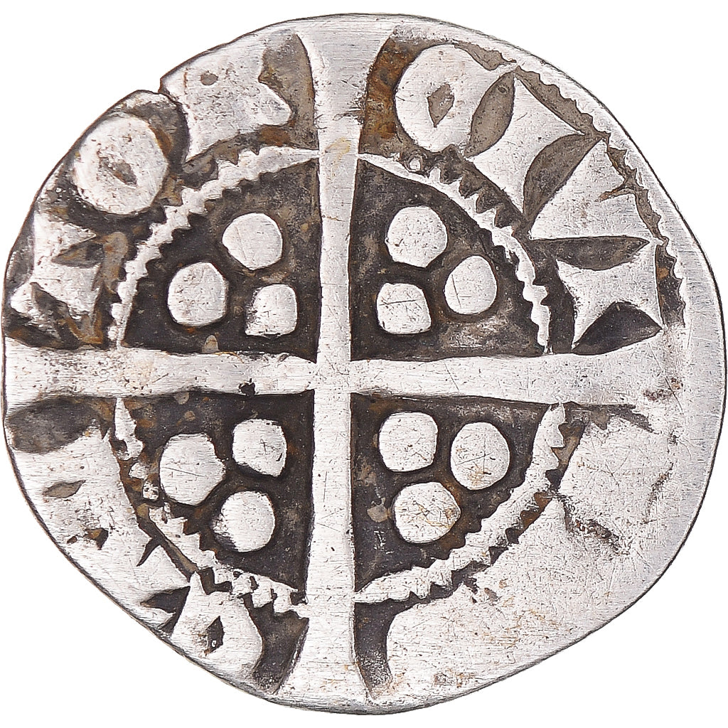Coin, Great Britain, Edward I, II, III, Penny, Canterbury, VF(30-35), Silver