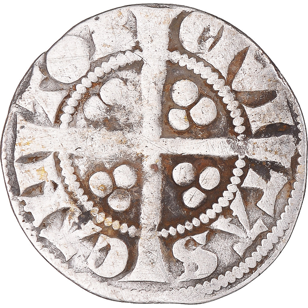 Coin, Great Britain, Edward I, II, III, Penny, Canterbury, VF(30-35), Silver