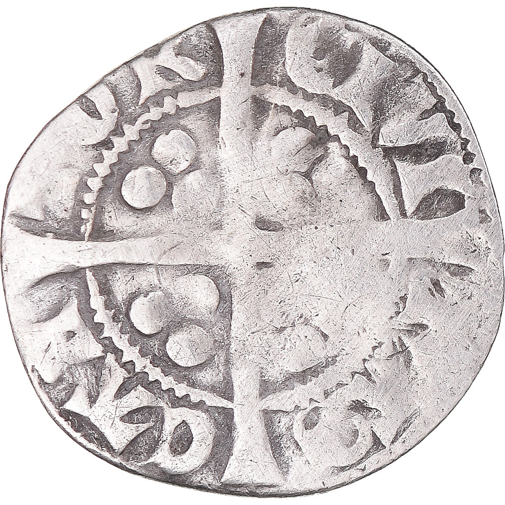 Coin, Great Britain, Edward I, II, III, Penny, Canterbury, VF(30-35), Silver